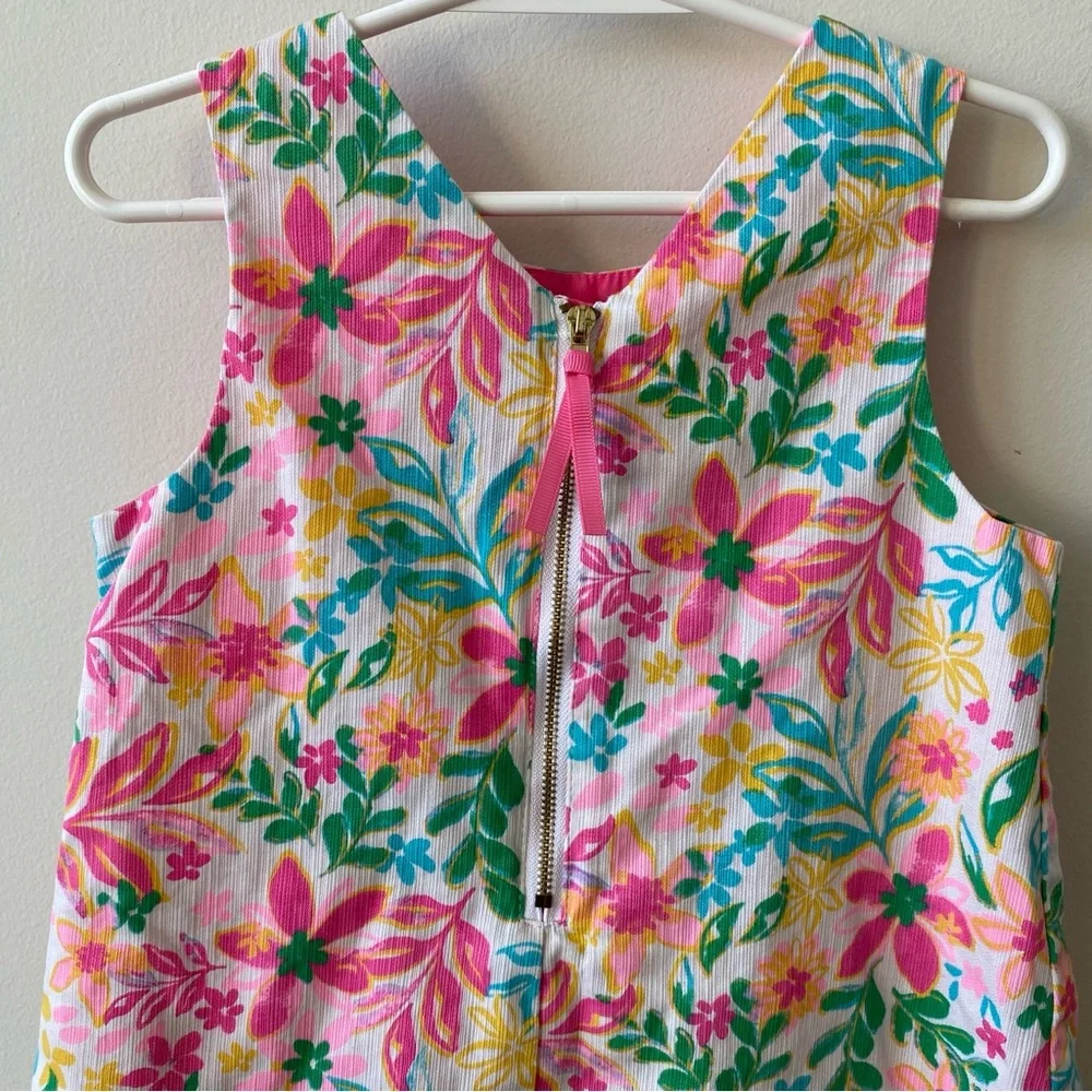 Tommy Bahama Floral Kids Dress - Pink, Yellow, Green